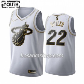 Dres Miami Heat Jimmy Butler 22 Nike 2019-20 Bijela Golden Edition Swingman - Dječji